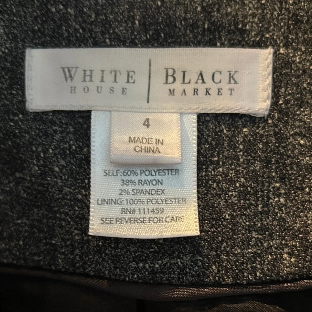 White House Black Market Dark Grey Blazer - Picture 2 of 10